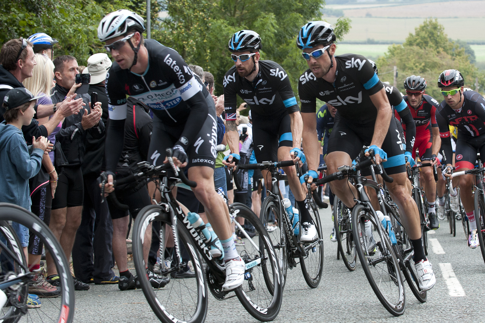 Renshaw - the day's winner, Eisel and Wiggins all made easy work of things though.