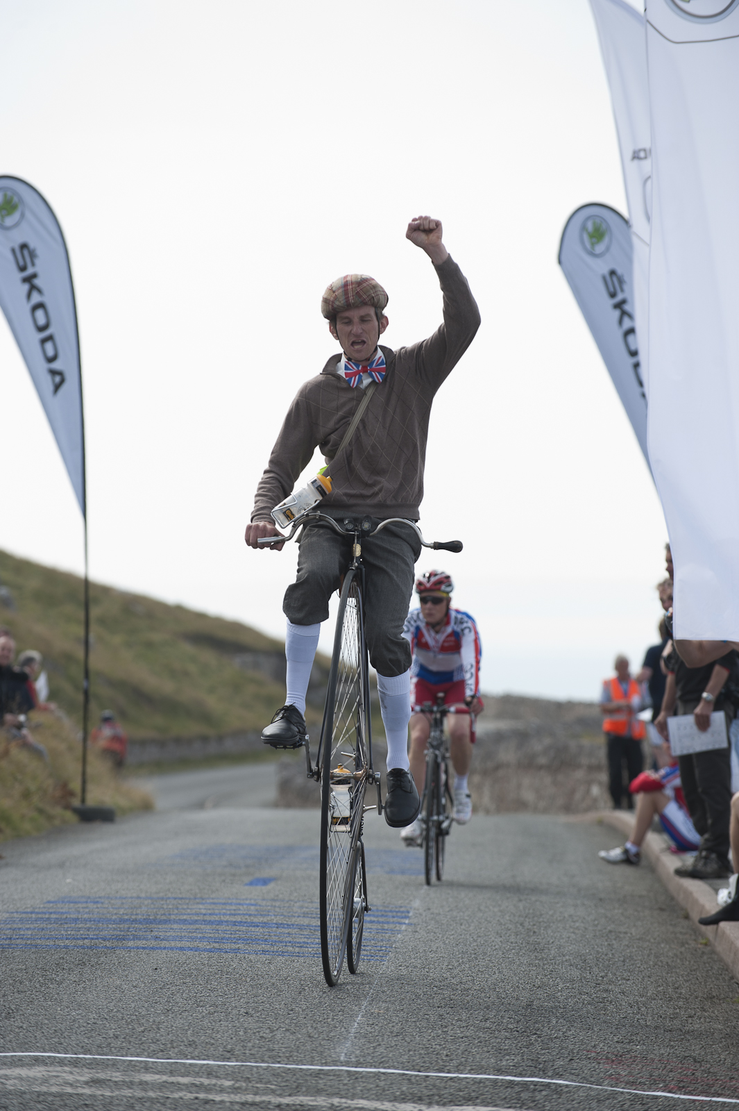 A Penny..(Farthing), being a true KoM riding up the Orme on that!