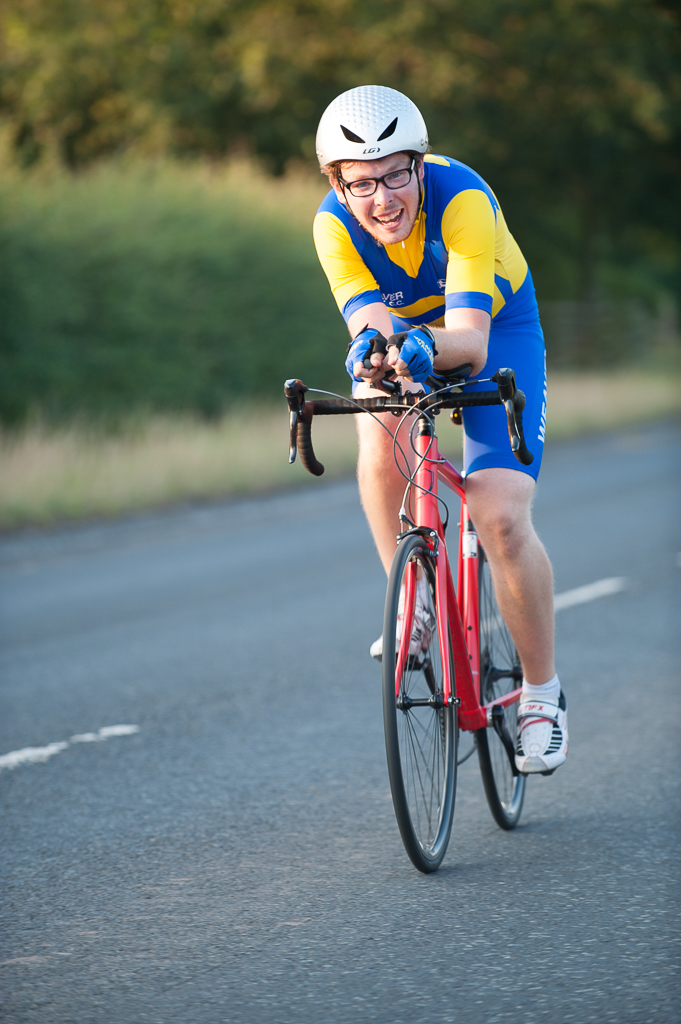 Matt Sayle, crosses the line to clinch the Guardian Cup 2015.