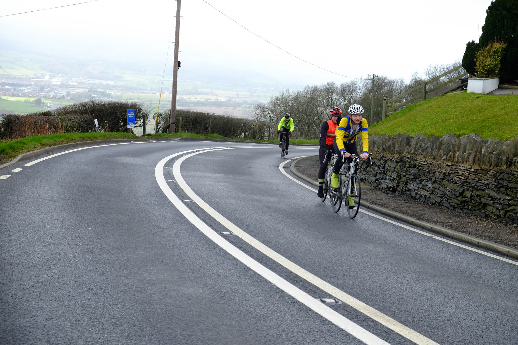 Climbing out of Ruthin